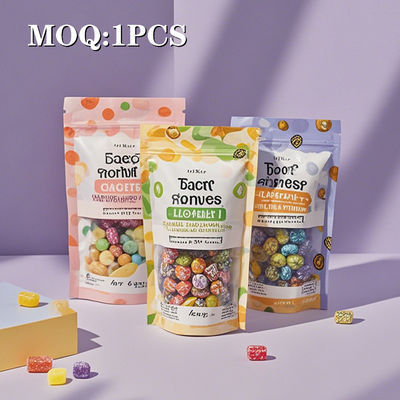 Logo tùy chỉnh Mylar Bags 3 bên túi niêm phong với khóa Zip nhựa đứng lên bao bì thuốc lá