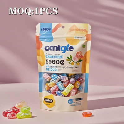 tùy chỉnh tái chế có khả năng phân hủy sinh học bao bì thực phẩm chống mùi túi niêm phong niêm phong đứng lên túi túi mylar