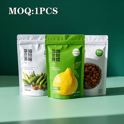 in tùy chỉnh kẹo cao su bánh quy đồ ăn bao bì chống mùi đứng lên túi nhôm giấy nhựa bao bì ziplock túi Mylar