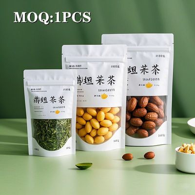 Custom Zip Lock Frosted Smell Proof Stand Up Pouch Mylar Zipper Bags Thùng đóng gói thực phẩm Thùng đóng gói đầy màu sắc in kỹ thuật số