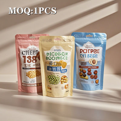 Các túi có thể đóng lại vững chắc cho hạt giống, trái cây khô, hạt: Bao bì thực phẩm bền với Ziplock