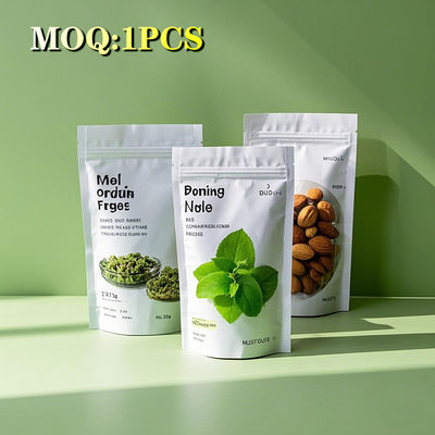 In màu sắc Matte Custom 90g Herbal Tea Packaging Stand Up Pouch