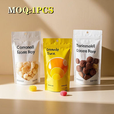 Kích thước tùy chỉnh in bao bì thực phẩm chống trẻ em kẹo kẹo bên niêm phong 3.5g Hương chống mùi cắt đứt túi Mylar