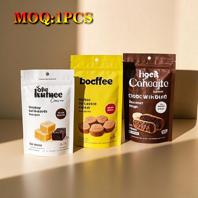 Bao bì logo tùy chỉnh 1oz 28g / 7 Gram / 4x5 Inch 3.5 G Đồ ăn kẹo bánh quy không mùi khóa Mylar túi nhựa