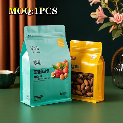 Logo giấy nhôm in tùy chỉnh Matte đáy phẳng màu đen túi cà phê Bao bì 500g 1kg một chiều van túi cà phê cấp thực phẩm