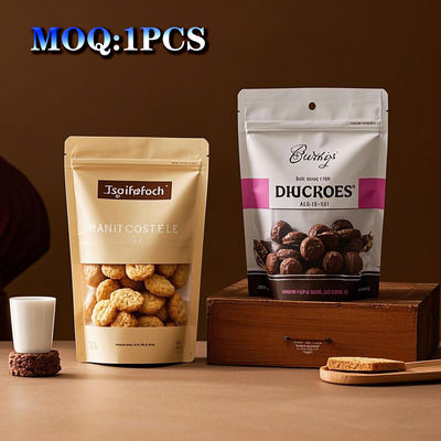 in tùy chỉnh kẹo cao su bánh quy đồ ăn bao bì chống mùi đứng lên túi nhôm giấy nhựa bao bì ziplock túi Mylar
