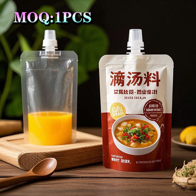 Bao bì sinh thái Nhựa tùy chỉnh chất lỏng có thể tái chế túi xách nước uống nước ép túi ép rửa chất tẩy rửa chất lỏng bao bì Doypack