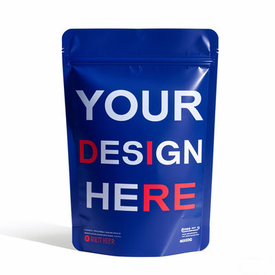 Các túi xách đứng đứng được in riêng biệt có niêm phong nhiệt bằng nhựa nhôm nhôm Mylar Zip Lock Packaging chống mùi