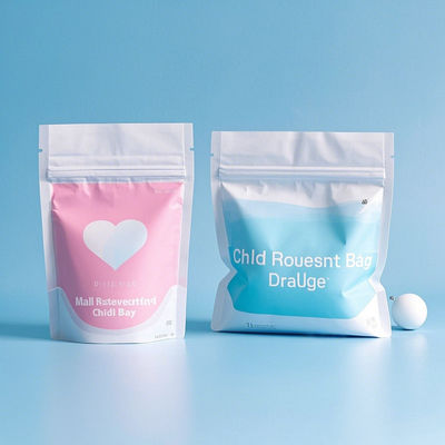 CPSC chứng nhận Proof trẻ em đứng lên túi Airtessential bao bì cho thực phẩm ăn uống / bổ sung