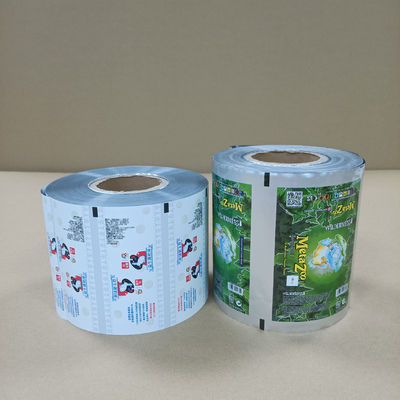Phim đóng gói hạt thân thiện với môi trường cuộn 3 lớp chống đâm PE / PP / PET vật liệu ISO & FDA chứng nhận phim chất lượng thực phẩm chống rách