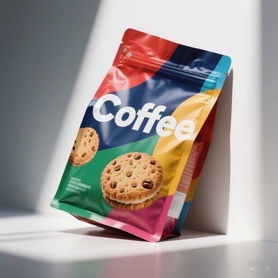 High-Barrier 8-Side Seal Stand-Up Pouch PET/AL/PE Composite & FDA 21 CFR