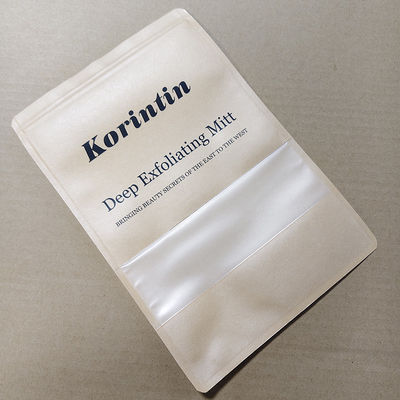Kraft Paper Window Bag Multi-Layer Composite Packaging Thực phẩm / Cà phê / Hạt được chứng nhận FDA / SGS Kích thước tùy chỉnh & In thân thiện với môi trường bền