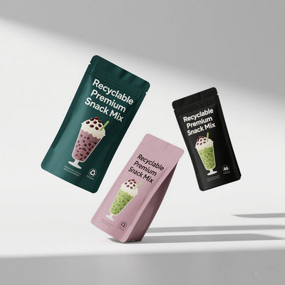 Các túi đóng gói cà phê 8 mặt cao cấp Thiết kế Oxy-Barrier & Dịch vụ nghệ thuật miễn phí