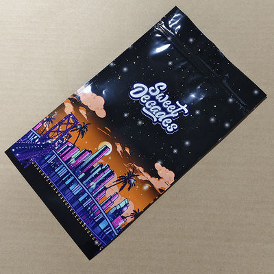 Túi chống trẻ em in hình thành phố, đạt chứng nhận ISO 8317, mực UV chống xước, tuân thủ EN 14375