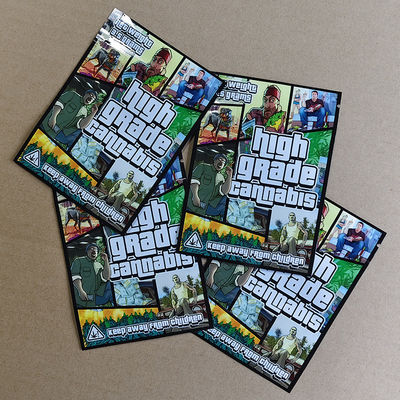 Túi rào cản chống trẻ em theo chủ đề GTA, tuân thủ REACH ROHS, in ống đồng 8 màu