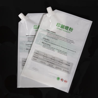 Hỗn hợp với môi trường 500ml Spout pouch 7 lớp PET / AL / PE laminate cho các giải pháp đóng gói bền vững và ý thức môi trường