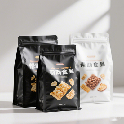 Túi Mylar đen chống mùi với khóa khóa 5.0 Mil Độ dày & Hologram chống giả