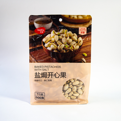 Túi niêm phong tám mặt đạt chuẩn thực phẩm với cửa sổ trong suốt, lý tưởng để đóng gói đồ ăn nhẹ và các loại hạt. Giảm giá cho đơn hàng số lượng lớn.