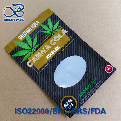 Bao bì chống trẻ em rào cản cao có cửa sổ - Lớp lá nhôm & Kháng oxy