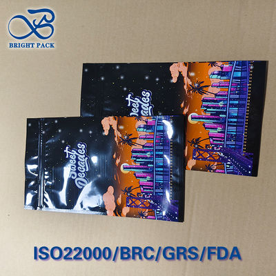 Túi chống trẻ em Tri-Seal in hình phong cảnh đêm thành phố tùy chỉnh - Đạt chứng nhận ASTM F963