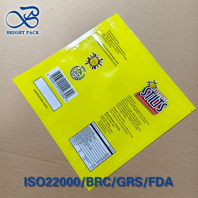 Logo tùy chỉnh hình trái tim đứng lên túi niềng, túi đóng gói có thể đóng lại an toàn thực phẩm cho kẹo và đồ ăn nhẹ