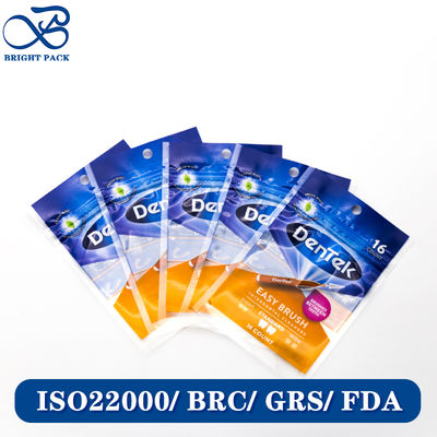 Thẻ mỏng 3 mặt để đóng gói chỉ với ấn bản thương hiệu tùy chỉnh và thiết kế lỗ treo.