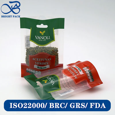 Túi bao bì thực phẩm bằng nhựa tái chế trong suốt In logo tùy chỉnh Bán hàng trực tiếp từ nhà máy.