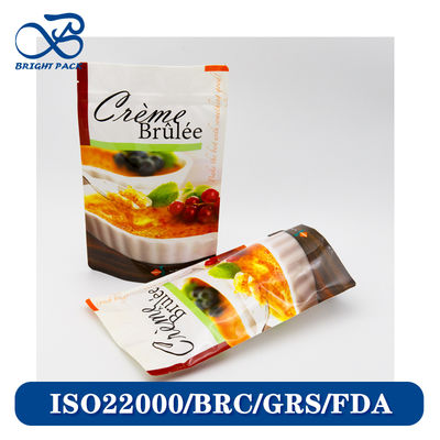 Túi Doypack chất lượng cao để đóng gói bánh nướng với in ấn tùy chỉnh và khóa zip có thể đóng lại.