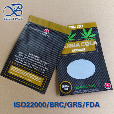 Hộp chống trẻ em cửa sổ trong suốt ISO 8317 Khóa xoắn đẩy ≤0.3mm In khắc