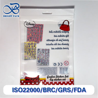 Thẻ in tùy chỉnh 3 mặt bao bì đóng kín cho đồ chơi Bao bì với cửa sổ nhìn rõ ràng và lớp chống tĩnh giảm giá đặt hàng hàng loạt.