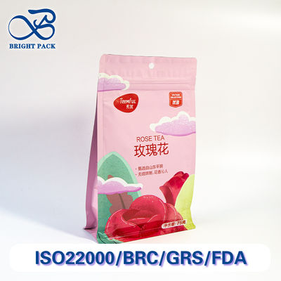 Túi niêm phong tám mặt tiết kiệm chi phí để đóng gói trà với khả năng chống rách và in ấn tùy chỉnh. Giảm giá khi đặt hàng số lượng lớn.