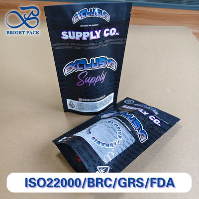 Thẻ chứng nhận túi khóa chống trẻ em cho bao bì dược phẩm, có tính năng chống mỡ và in tùy chỉnh.