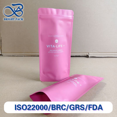 Anti-Leakage Zipper Stand Up Bags For Skincare Products Packaging With Customizable Printing Brand And Pattern (Thông túi chống rò rỉ và kéo gập)