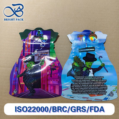 Túi chống trẻ em cao cấp cho bao bì thuốc với hình dạng hình học tùy chỉnh in màu Pantone sống động.