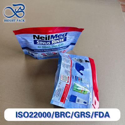 Túi Đứng Có Khóa Kéo Lại Được Dùng Để Đóng Gói Chất Tẩy Rửa Với Thiết Kế Tùy Chỉnh Giảm Giá Số Lượng Lớn.