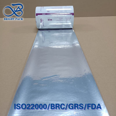 PET/AL/PE ClO2 Disinfectant Film Roll 0.05 OTR Barrier & Lightproof Cho sự ổn định hóa học