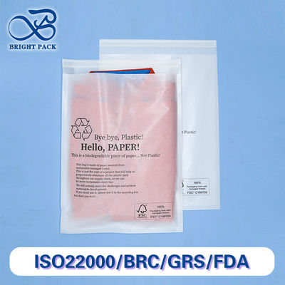 Túi Glassine có thể phân hủy sinh học tùy chỉnh với in logo