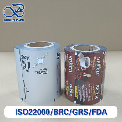 High Barrier 3-Layer Coffee Roll Film Moisture Proof Freshness Lock Packaging cho hạt cà phê / bột