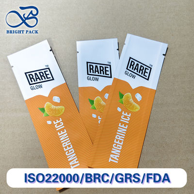 Bao bì nước ép từ thuốc lá điện tử Mylar / Foil nhôm chất lượng thực phẩm.