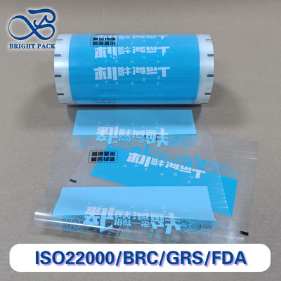 Màng bao bì hải sản rào cản cao tái chế có khóa kéo