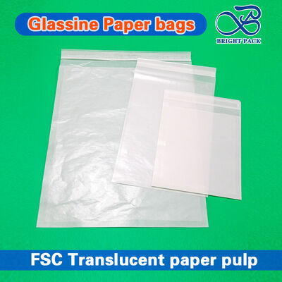 Túi Giấy Sáp Glassine In Theo Yêu Cầu - Túi Đựng Quần Áo Bên Trong Cao Cấp Mờ, Có Thể Tái Chế Và Phân Hủy Sinh Học 100%