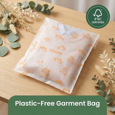 Túi Glassine dành cho đồ lót Boutique Bao bì Khăn quàng cổ Kỹ thuật số thân thiện với môi trường Có thể tái chế sang trọng Túi đựng trang phục thời trang