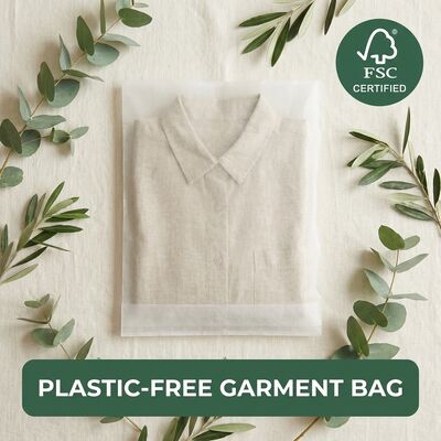 Chứng nhận bền vững Glassine pouch Luxury Apparel Packaging Eco Friendly Recyclable Digital Printing Fur UK OEM