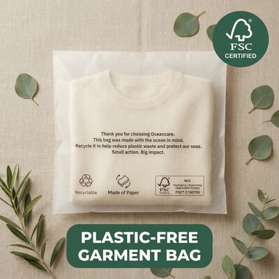 Bộ bao bì thủy tinh phân hủy sinh học bao bì quần áo bao bì quần áo thân thiện với môi trường túi quần quần áo cho tái chế được chứng nhận