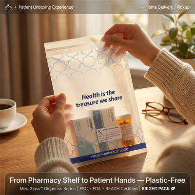 Phù giấy phủ sáp vô trùng FDA Phù thuốc sang trọng Phụ chất thân thiện với môi trường Không có nhựa