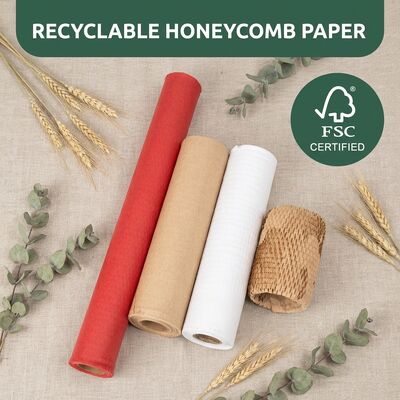 Bảng giấy nhú mật ong phân hủy sinh học cho đồ gốm tác phẩm nghệ thuật vận chuyển các mặt hàng mỏng manh-Bộ đệm thân thiện với môi trường và bao bì bảo vệ