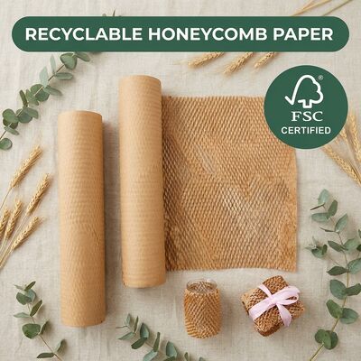 Bọc tổ ong cho đồ nội thất Đệm cuộn giấy Bọc bảo vệ để vận chuyển các mặt hàng lớn